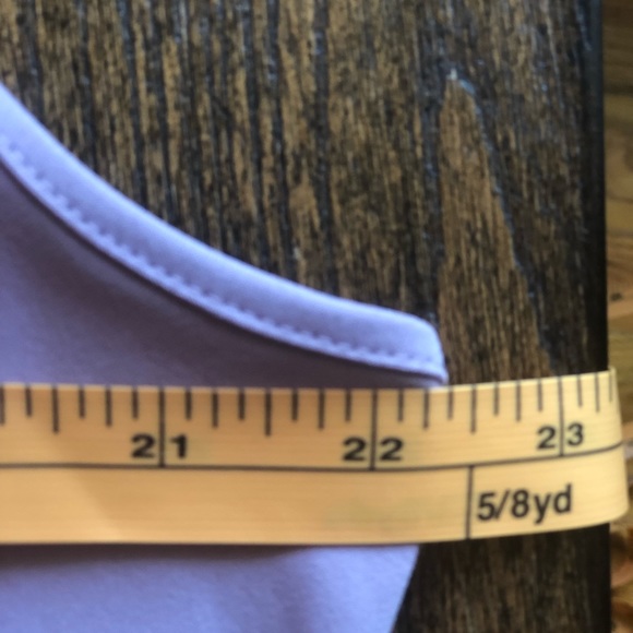 Lavender Drape Neck Shell - Picture 4 of 4